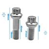 Compatible Tire Bolts for Mercedes-Benz ABCE/S/G/GLK/R/GL/ML Class A0009905107