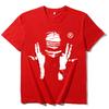 Grunge Goth Y2K Cotton Tshirt Harajuku Graphic Print Vintage Top Hip Hop Streetwear Tee Punk Oversized Short Sleeve Tshirt EMO
