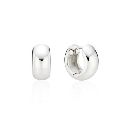 Champagne Fullmåne Silver (W) Grip One-Touch Örhängen Hl2E54219W9Xxx