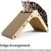 L-Shaped Vertical Wooden Cat Scratching Post - Non-Shedding Indoor Cat Toy & Claw Board