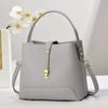 Bag Women's New Handbag Korean Version Texture Shoulder Oblique Span Bag Women's Bucket Bag Bags