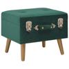 Day and Night - Day and Night Storage Stool 40 Cm Green Velvet