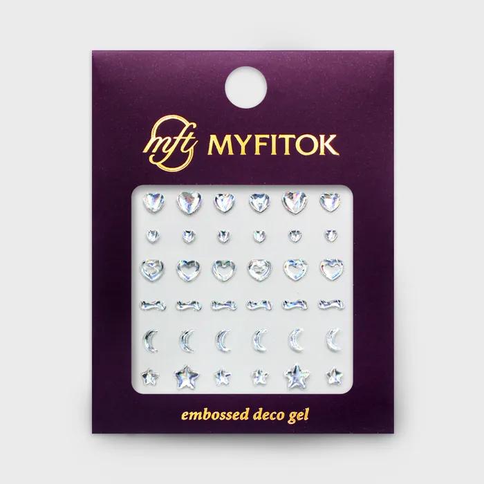 My Fit Talk Embo Deco Sticker Twinkle Gem 2 Types (Choose 1)