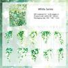 20Pcs/Pack Vintage Plant Flowers PET Waterproof Sticker for DIY Scrapbooking Journal Photo Album Decoration Materials Stickers