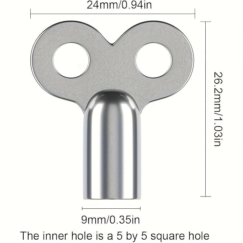 

Прочные ключи для слива радиатора из цинкового сплава | Подходит для вентиляционных клапанов отопления | Высокое качество с резьбой соединителя стандарта ЕС | Идеально подходит для сантехники