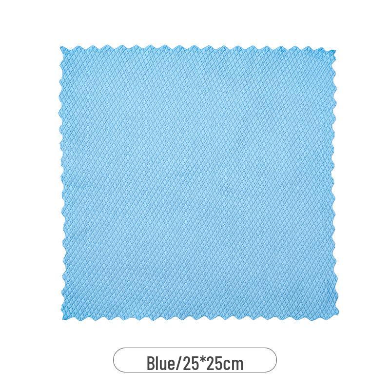Fish Scale Glass Cleaning Cloth: Streak-Free, Absorbent, Lint-Free, Ideal for Kitchen Degreasing and Household Use
