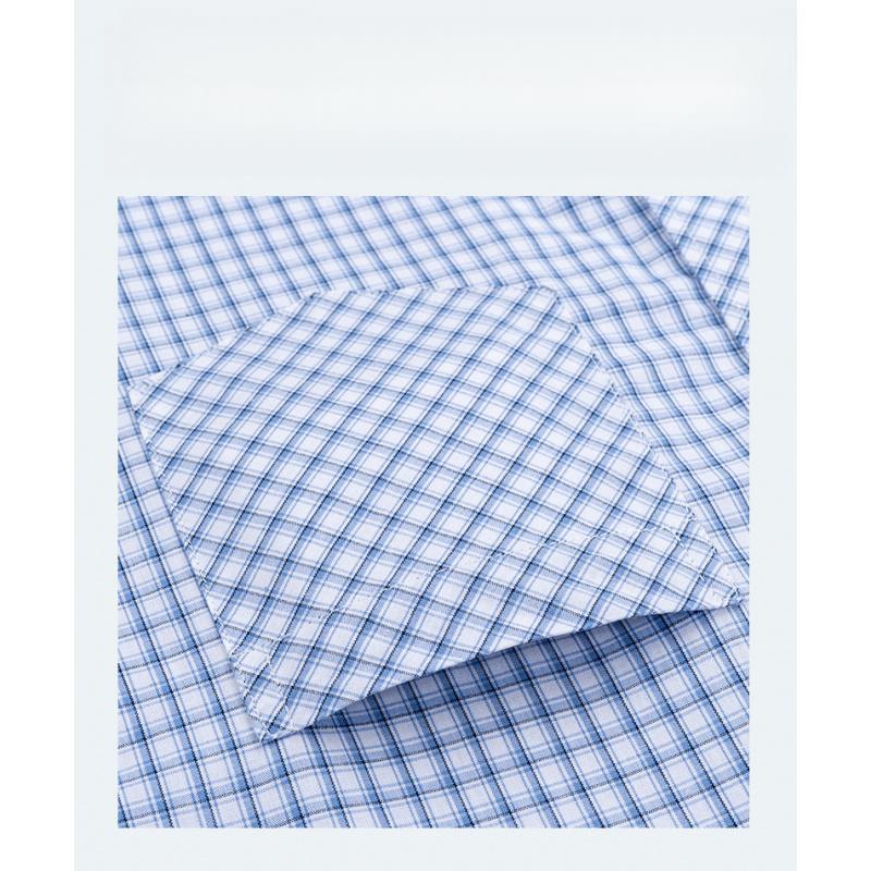 100% Pure Cotton Plaid Long-Sleeve Shirt For Men Spring/Summer Casual All-Cotton Shirt Versatile Business Style For Young Men