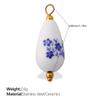 European and American sweet and cool style DIY dopamine ceramic pendant stainless steel plated 18K gold creative jewelry collection