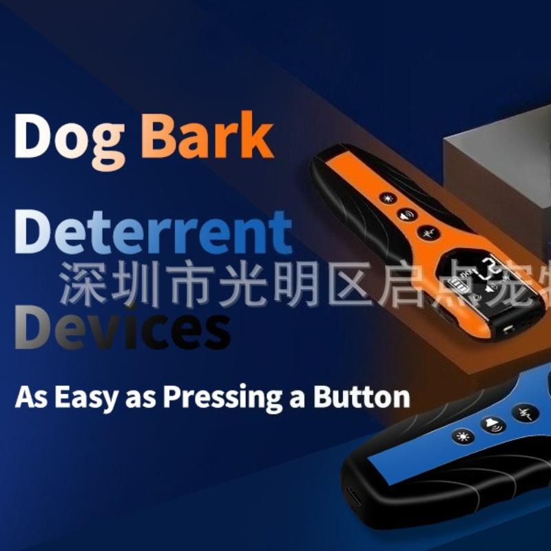 New Ultrasonic Dog Repeller Handheld Anti Barking Device Outdoor Ultrasonic Pet Trainer Dog Deterrent Training Tool