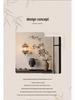 Walnut Chinese Song Style Ceiling Light for Living Room & Bedroom