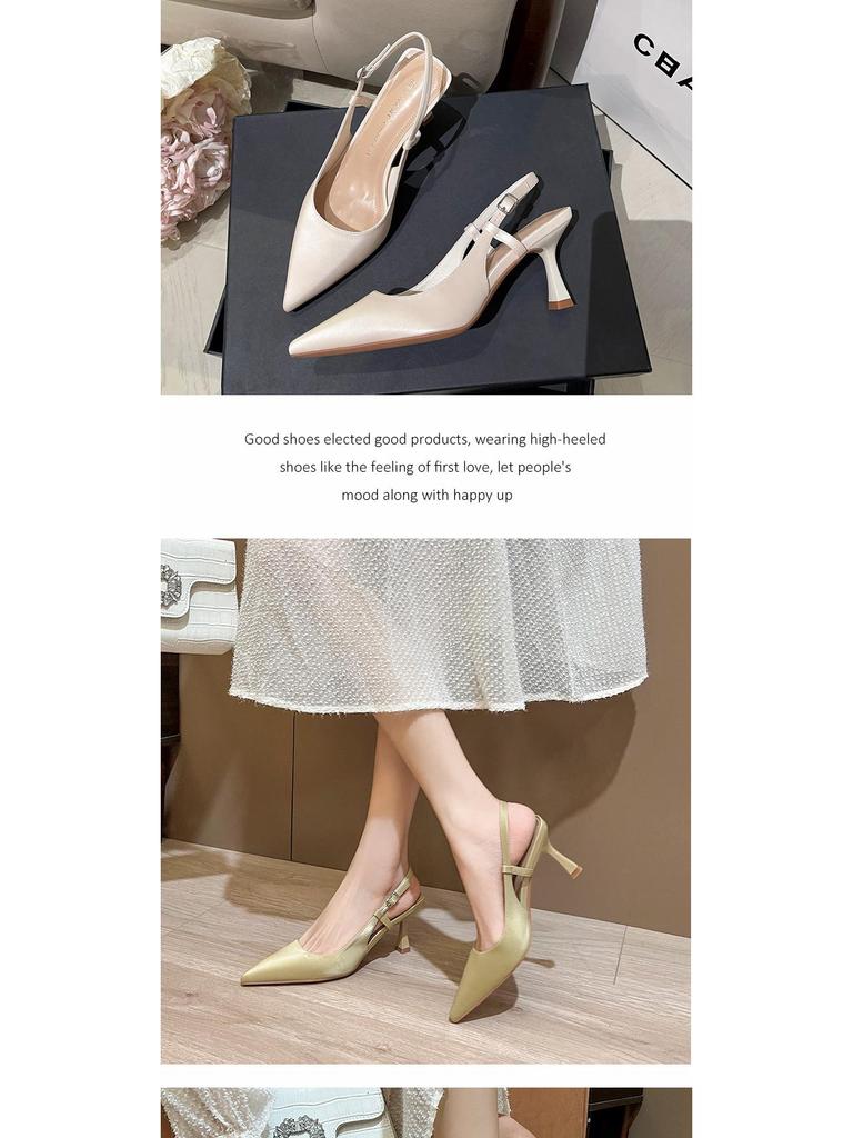 BEIJIANI 3299-21 Women's Pointed Toe Stiletto Heel Sandals