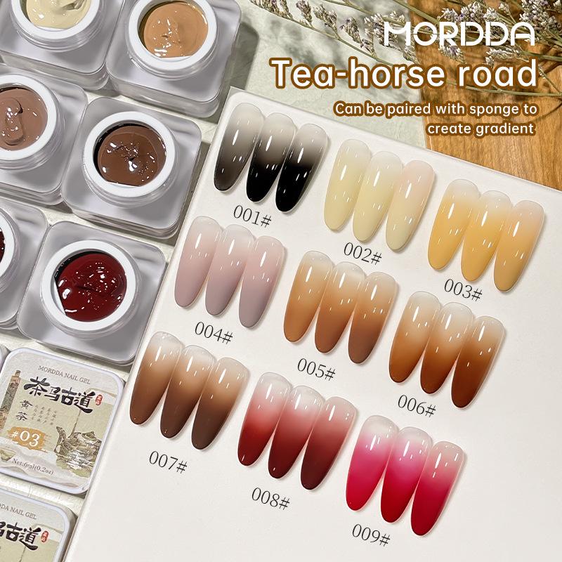 

Ancient Tea Horse Road Gel Nail Polish A/W: High Sat Chrome, Ombré & Thick Gel