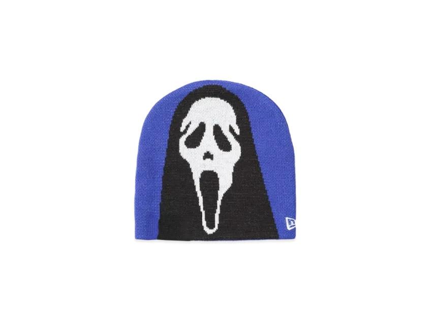 785718 Supreme New Era Ghostface Beanie  Royal One-Size