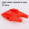 1 Pair Silicone Bucket Fishing Rod Holder Portable Lightweight Non-slip U-shaped Clamp-on Lure Container Bucket Fishing Pole Rest Rack Raft Fishing