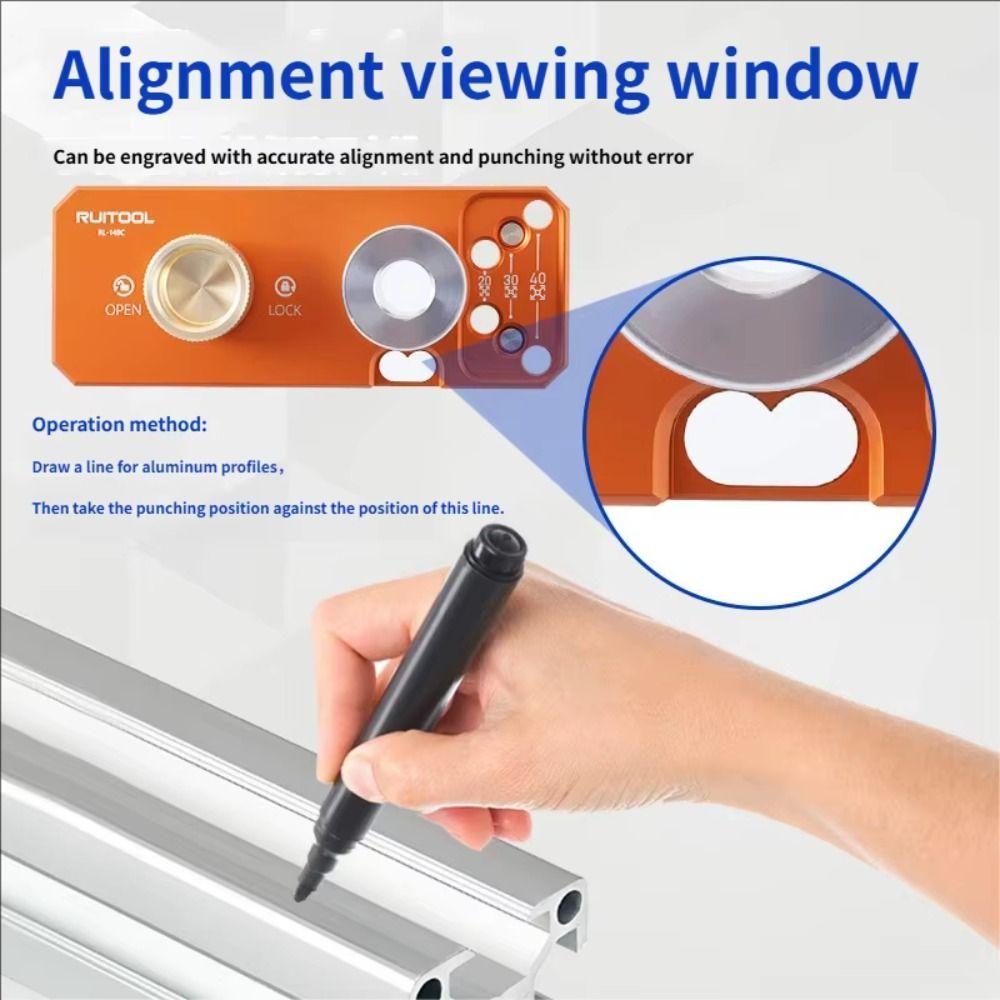 Aluminum Zinc Zinc Alloy Drill Guide Tool Adjustable Design Step Drill Bit  DIY Projects