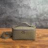 Exquisite Handheld Bag Genuine Leather Single Shoulder Diagonal Cross Small Square Bag