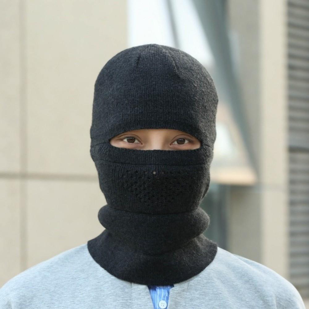 Warm Mask Beanies Hat Ear Protection Winter Pullover Cap Fashion Men Beanies Hat Outdoor