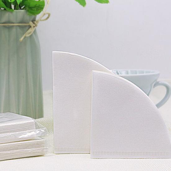 

50 шт., конусообразный ручной капельный фильтр для кофе, домашний офис, путешествия, сделай сам, кафе, бумажные товары для продажи L