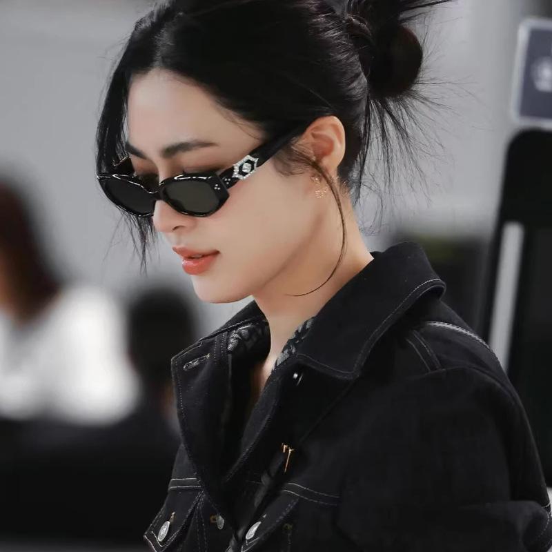 Cat-eye Sunglasses, Sun Protection Sunglasses, Unisex, High-end, Stylish, Versatile Glasses