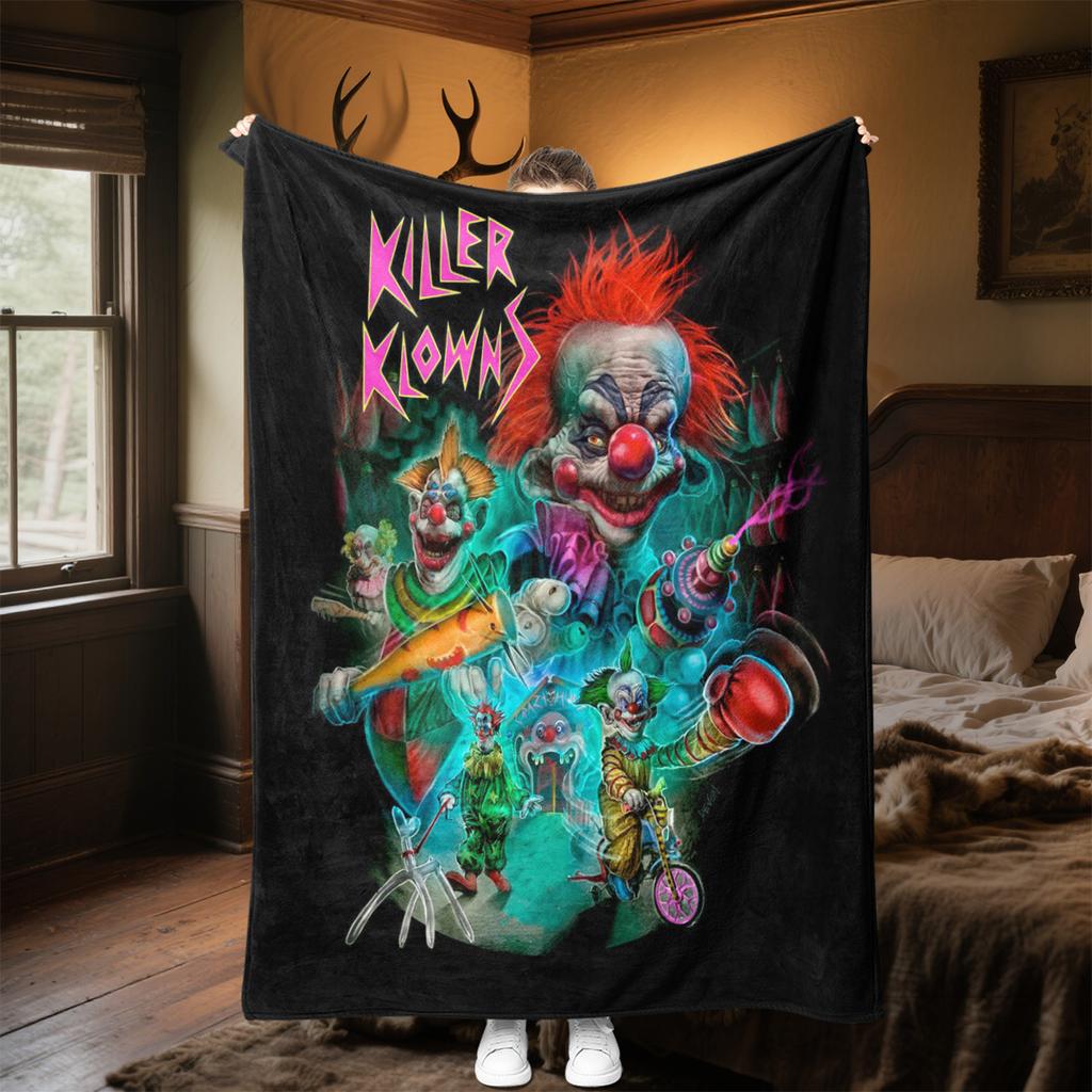 Killer Klowns Horror Soft Comfortable All Seasons Sofa Office Naps Outdoor Travel Perfect Great Gift