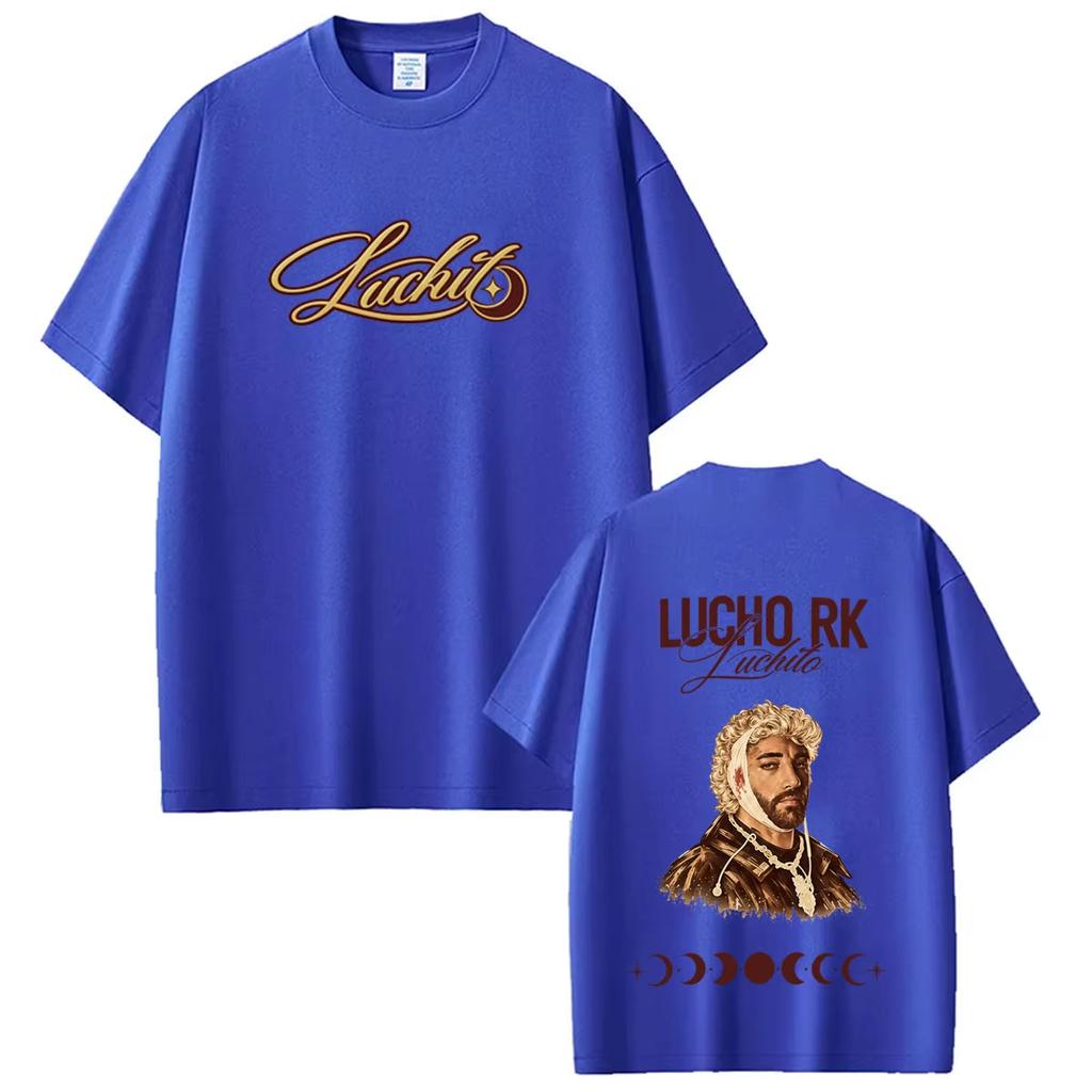 Rapper Lucho RK SORDO DE UN PIE Album Print T-shirt Y2K Men Women Vintage Hip Hop Pop Music T Shirts Breathable Streetwear Casual Tees