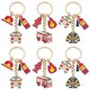 Creative Drip Oil Firefighting Series: Fire Extinguisher, Firefighter Suit, Fire Truck Keychain for Firefighting Event Gift