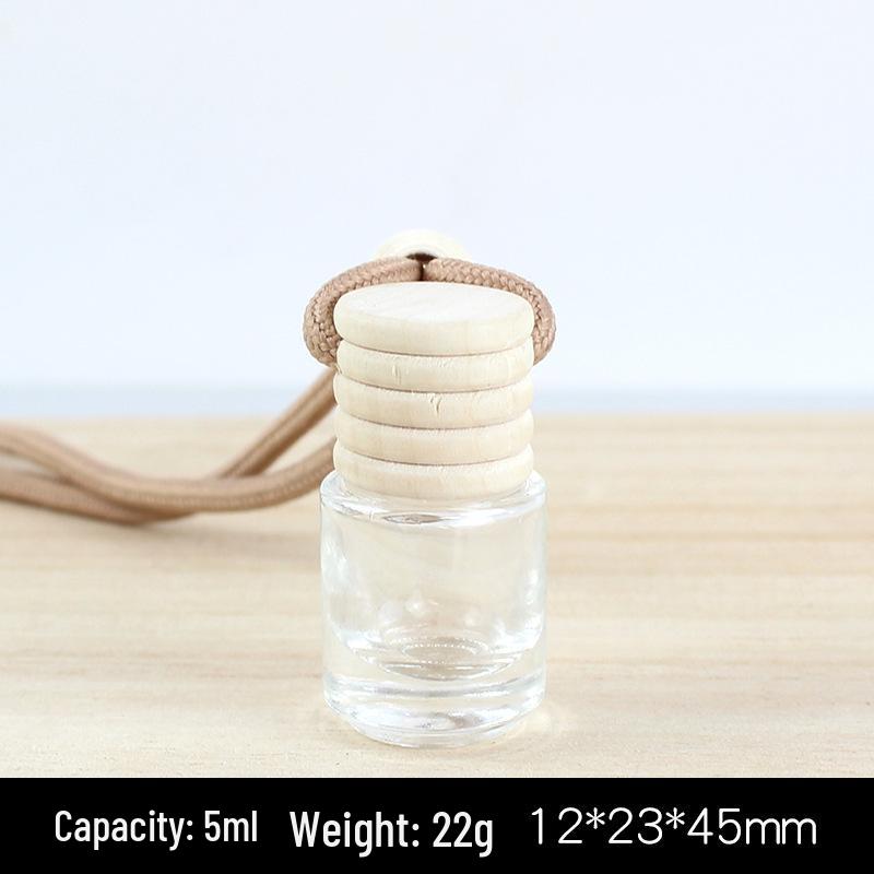 Car Glass Aromatherapy Lanyard for Air Vent - Refillable Perfume Bottle