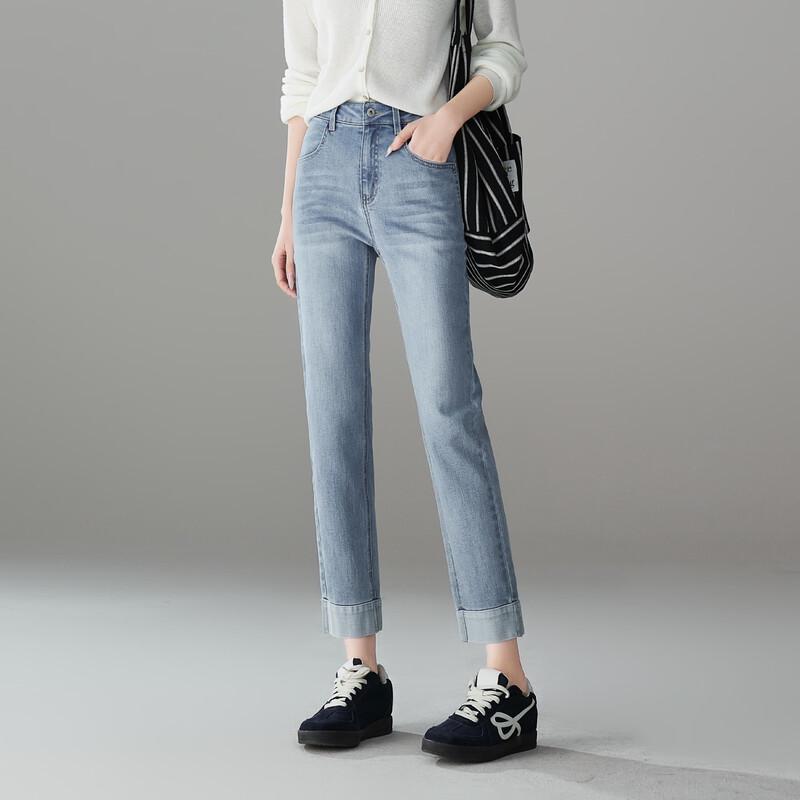 SOFSIL Women's High-Waist Cropped Jeans