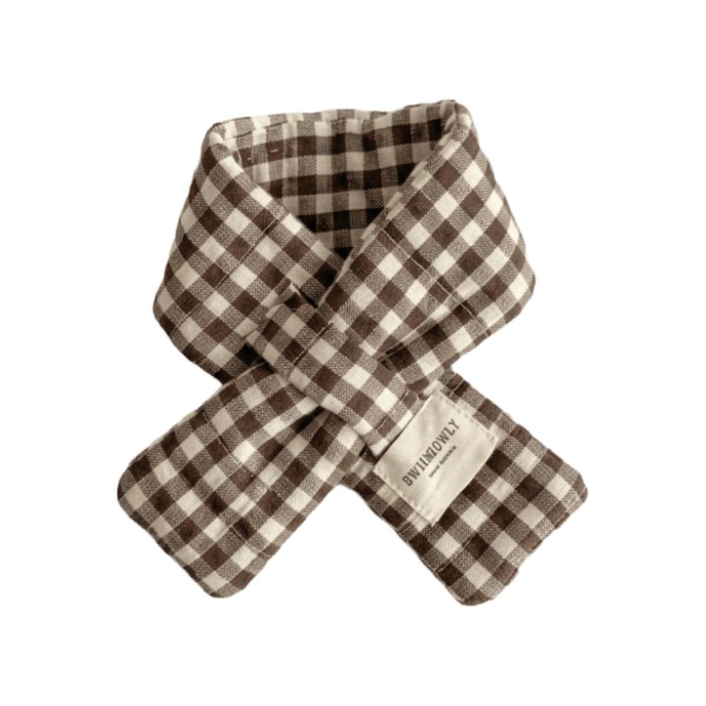 Striped Plaid Cross Wrap Scarf 3 Colors Children Scarf Cute Baby Neckerchief  Baby Girls