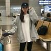 Women's Trendy 2025 Spring & Autumn Loose Zipper Long Sleeve Plus Size Cardigan Hoodie