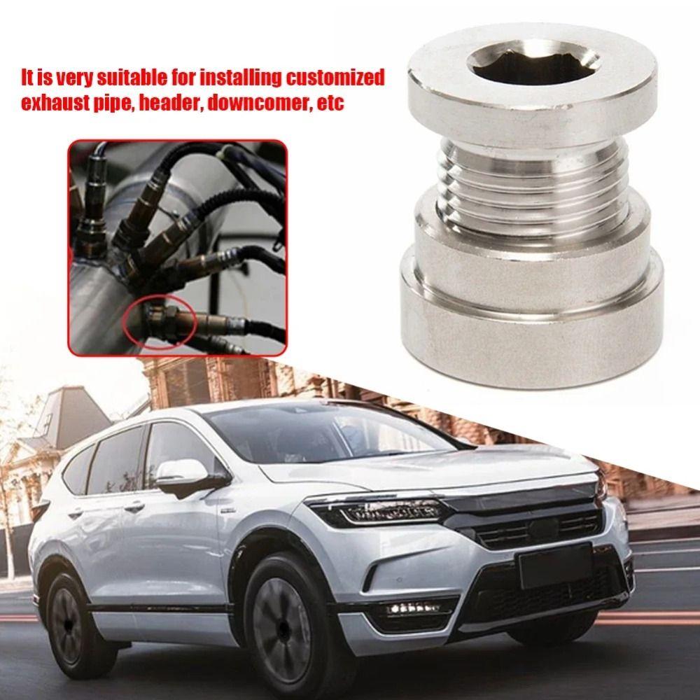 Stainless Steel O2 Sensor Plug M18 Thread Lambda Sensor Nut Oxygen Mounting Bungs  Exhaust System