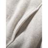 Men's Autumn and Winter Warm Fleece-Lined Thick Striped Color-Block Sweatshirt, Youthful Loose Casual Zip-Up Jacket with Stand Collar, Trendy