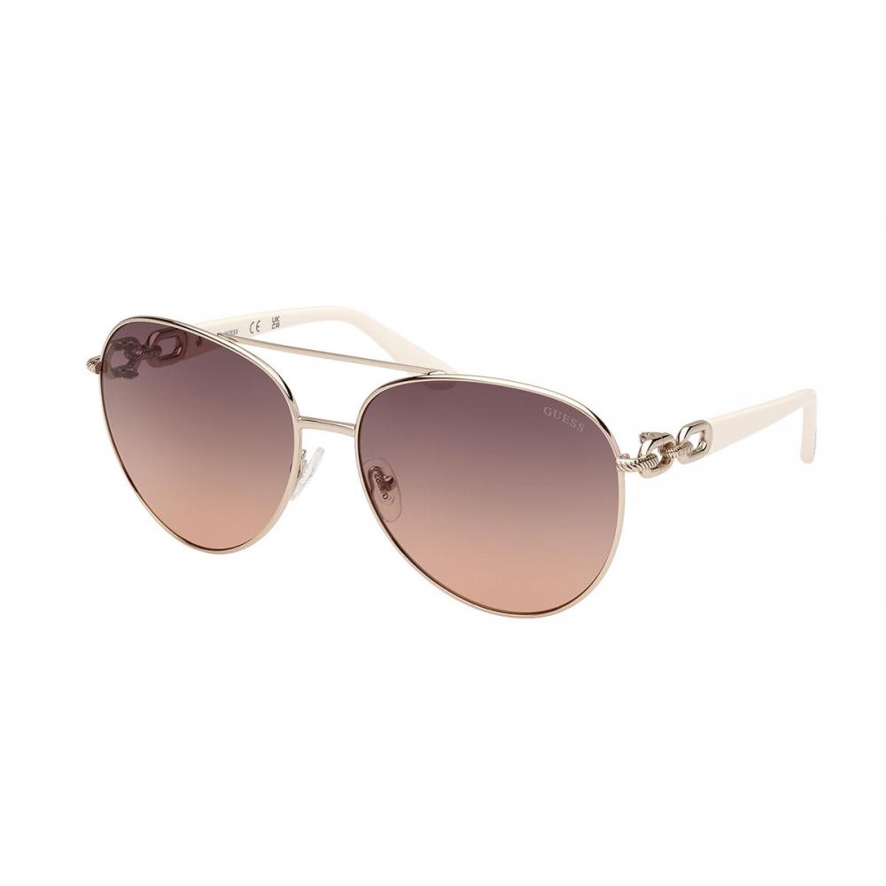 

Guess Women Sunglasses 32b Gu00158 Shiny Pale Gold/61-15-130