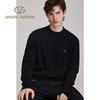 Giovanni Valentino Men's Merino Wool Mock Neck Sweater