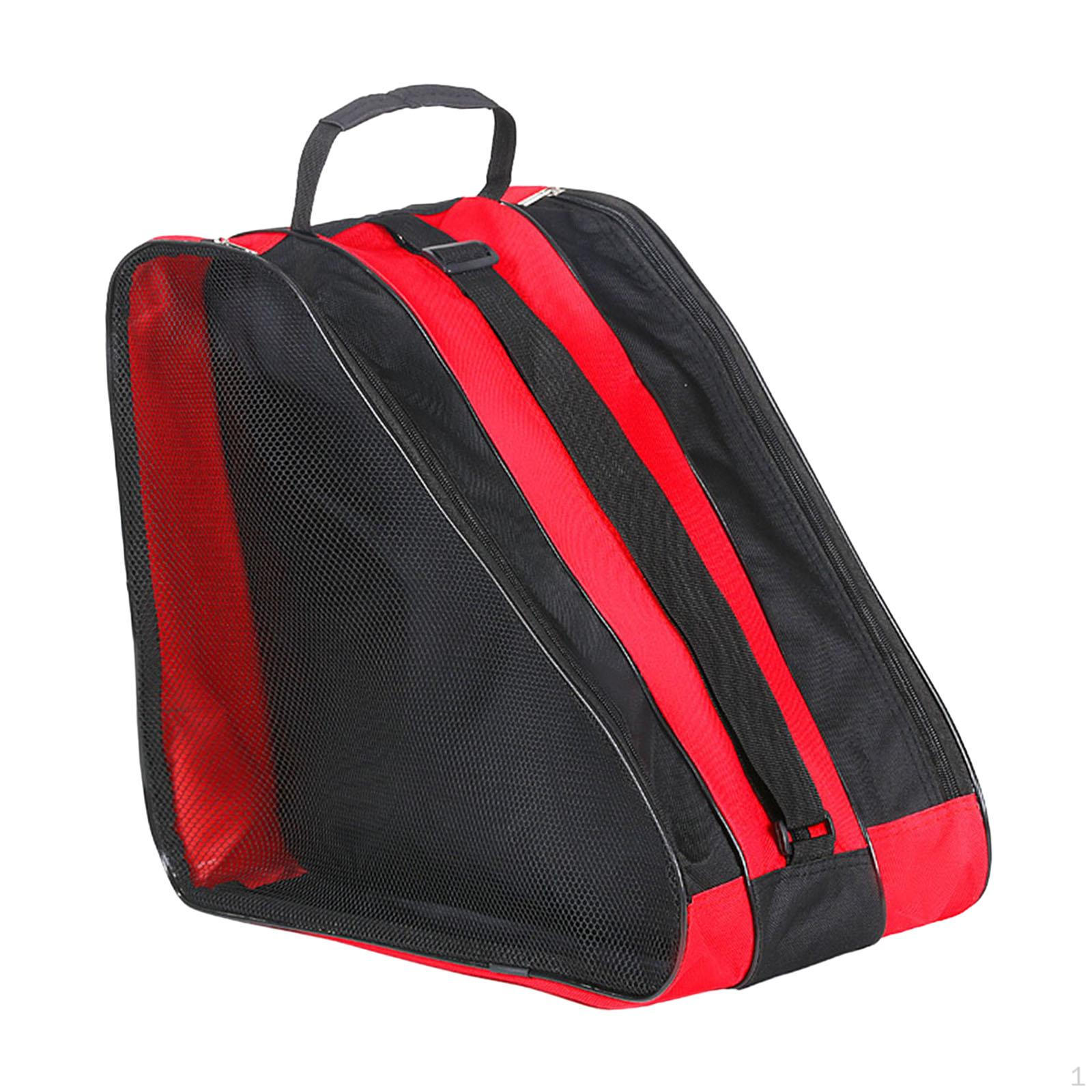 

Сумка для катания на роликовых коньках, сумка из ткани Оксфорд, большая сумка для хранения обуви для катания на коньках красный