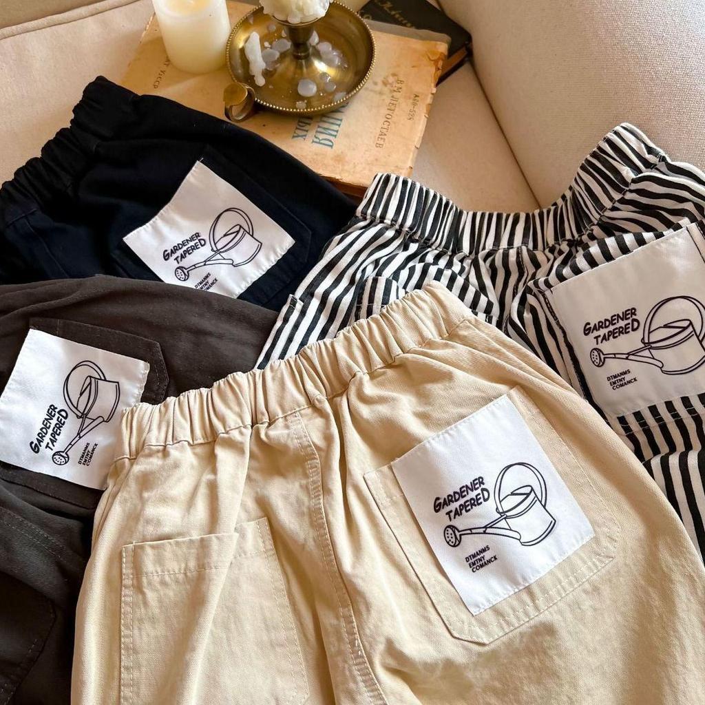 Autumn Vitality: Japanese Style Kids' Casual Garden Pants