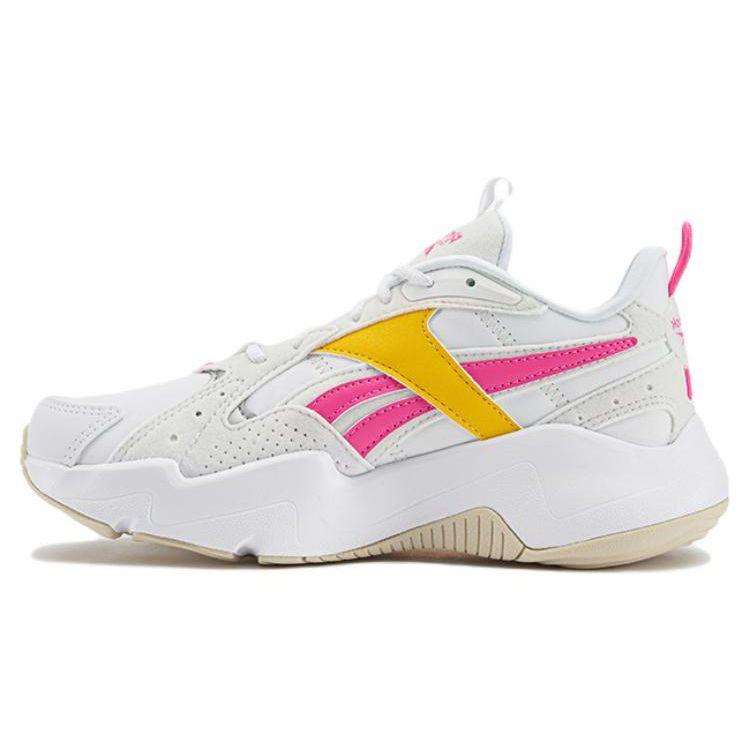 

Reebok Turbo Restyle Кроссовки женские с круглым носком, удобные, низкие, для бега, белые, желтые, розовые IG9512 35