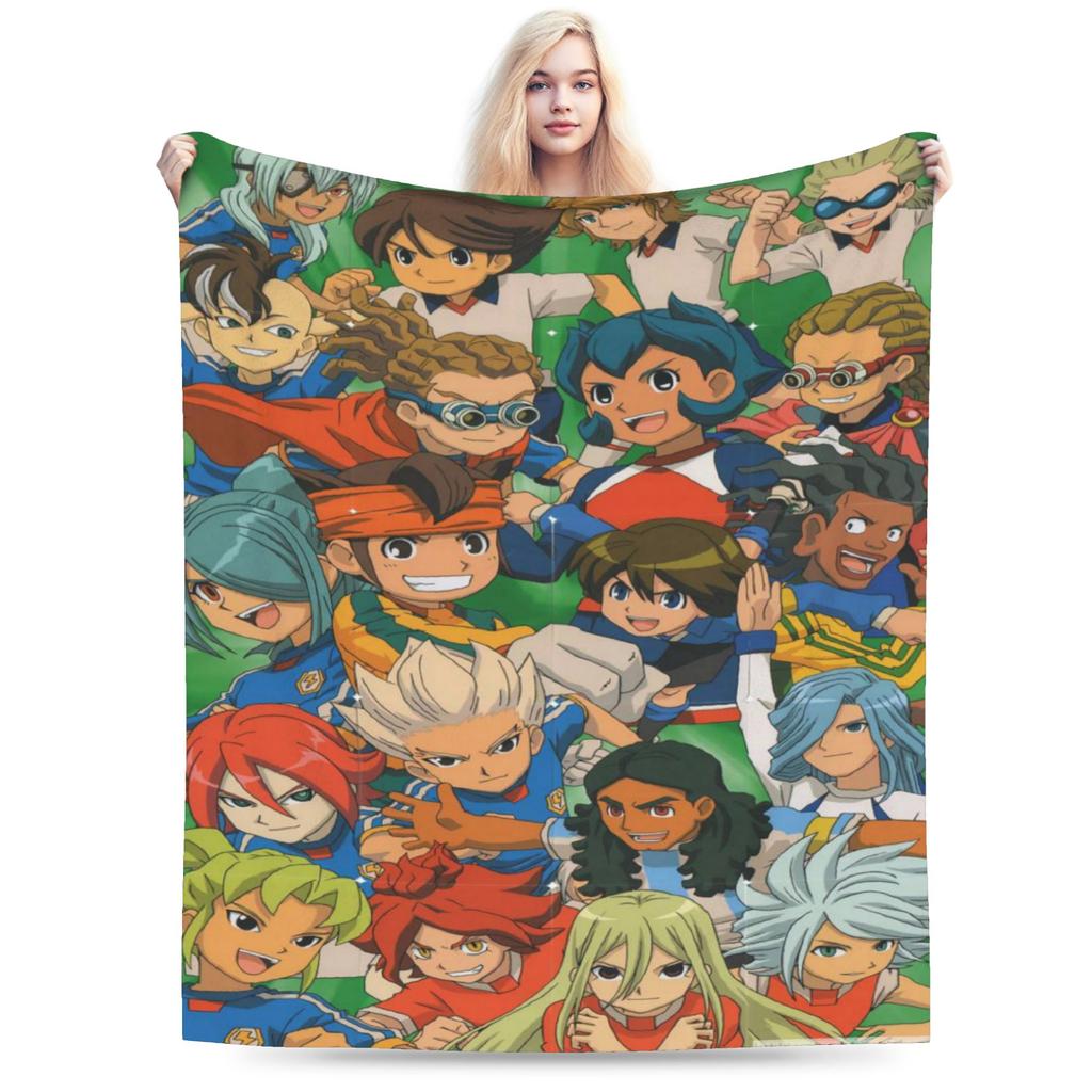 Stylish Inazuma Eleven: Victory Road Blanket Super Soft Flannel Comfortable Throw Blankets Machine Washable
