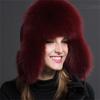 New hats Fox women Russian women Shanka pilot tripper snow hat