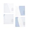 STYLE Decor 2-Piece Set: 4 Laminated Placemats and 4 Laminated Coasters. Perfect for Dining Tables, Parties, and Table Coordination. Water Flow Design