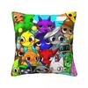 Decorative Pillow Cover Sprunki Incredibox Merch Cartoon Game Home Throw Pillow Case Cover Zippered Multiple Sizes