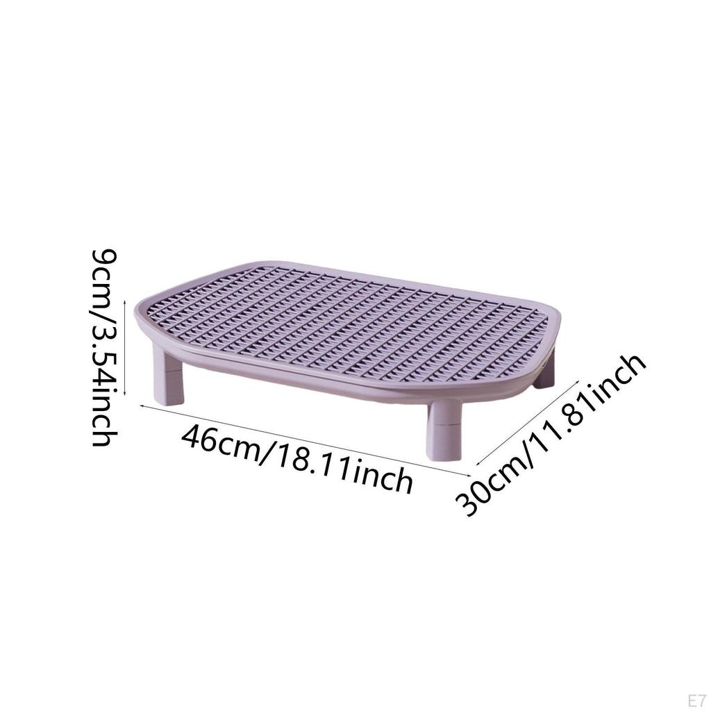 Katzenstreu-Auffangmatte Premium Professionell Leicht zu Reinigen Reduziert das Heraustragen Langlebigkeit