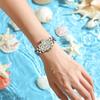 POEDAGAR Luxury Quartz Watch for Ladies Waterproof Luminous Date Week Stainless Steel Women Watches Elegant Dress WristWatch+box