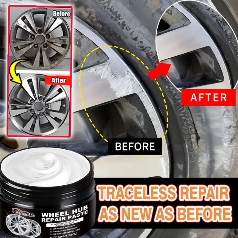 hubcap repair kit, removes hubcap oxidation and scratches, chrome refurbishment, fades repair, restores original brightness