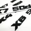 Applicable To 3D M X7M50i X7M50d X7M60d X7M60i Numbers ABS Emblem for X7 Series E70 G05 Car Trunk Exterior Decor Logo Sticker