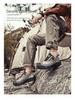 Men's Versatile Casual Dad Shoes with Rotating Buttons - Thick Sole for Sports, Hiking, and Travel