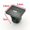 1PC Black Car LED Radar Front Rear Fog Light Power On Off Switch Button With Connect wire for Ford Focus 2 Mk2 2009 2010 2011