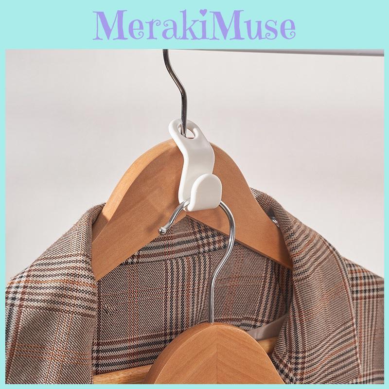 Hanger Closet Stackable Hooks 6 Pack Pp Plastic Multilayer Hanging Saving Space