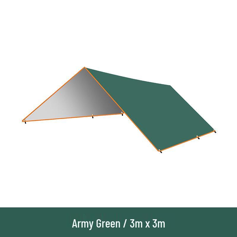 

Portable Outdoor Sunshade Rainproof Tent Tarp for Camping and Beach 3-8 People