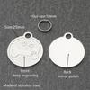 Stainless Steel Personalized Pet ID Tag for Dogs & Cats - Cute, Anti-Lost Claim Identification Tag